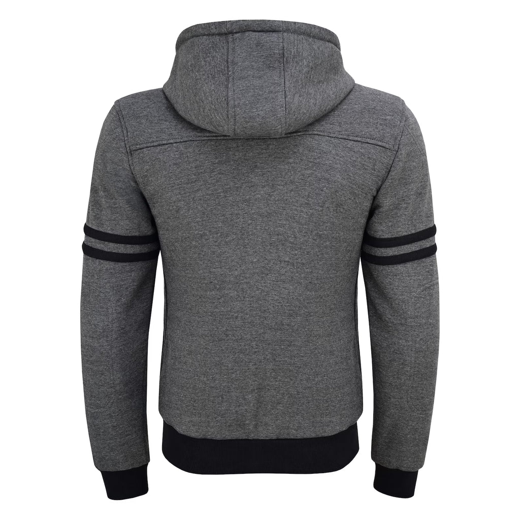 Men's Kevlar® Motorcycle Hoodie | CE Level 2 Armored Fleece Riding Jacket | Moto GP Range