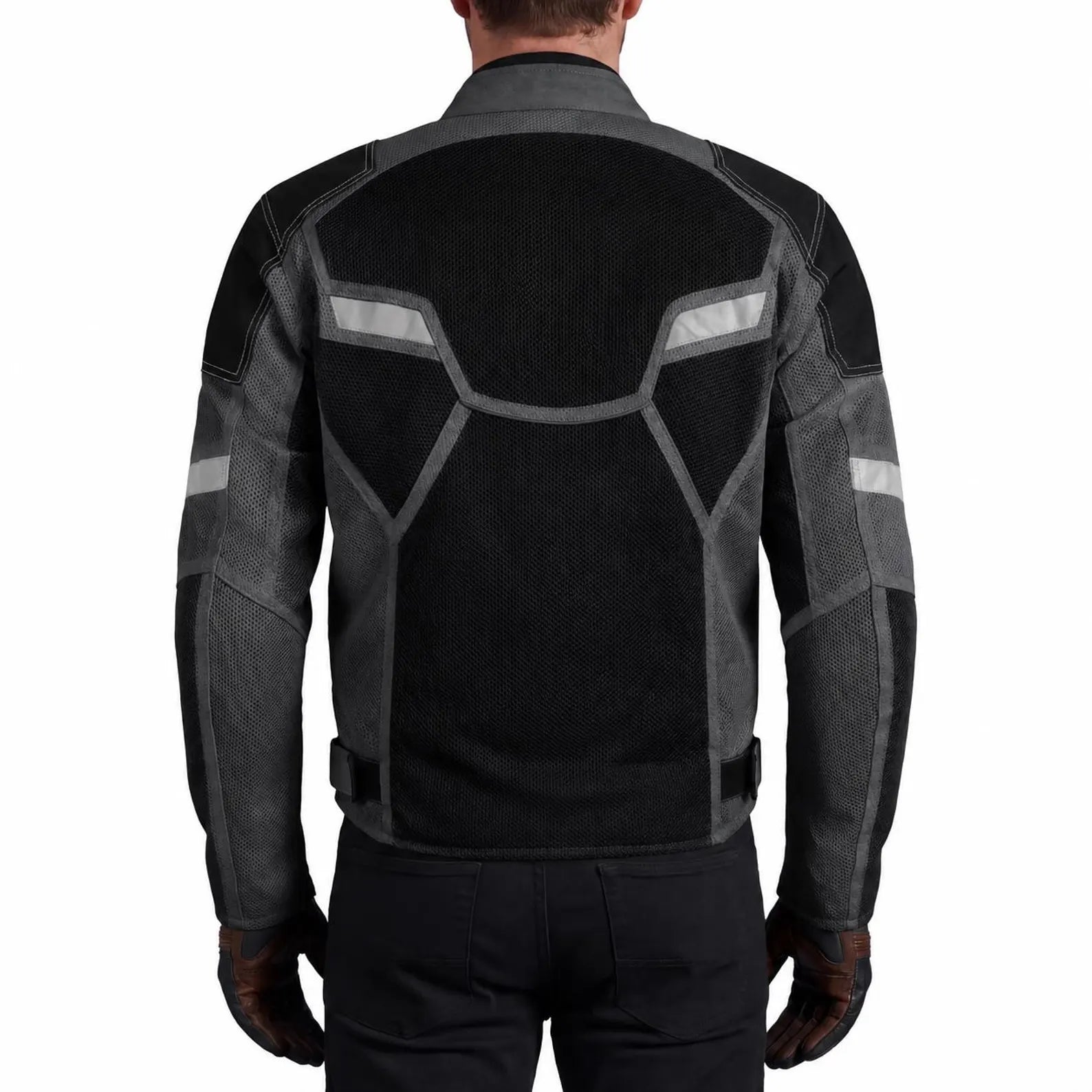 Men's CE Level 2 Mesh Motorcycle Jacket | Removable Thermal Liner | Breathable All-Season Riding Jacket | Moto GP Range