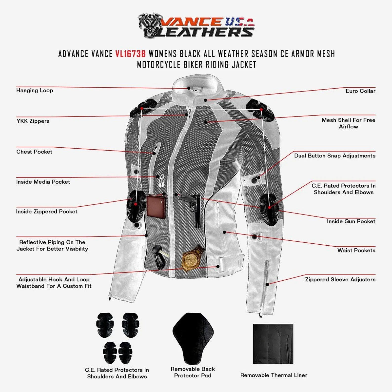 Men's Black Mesh Motorcycle Riding Shirt Level 2 Armor MotoGP | Motorcycle Jacket | My Store