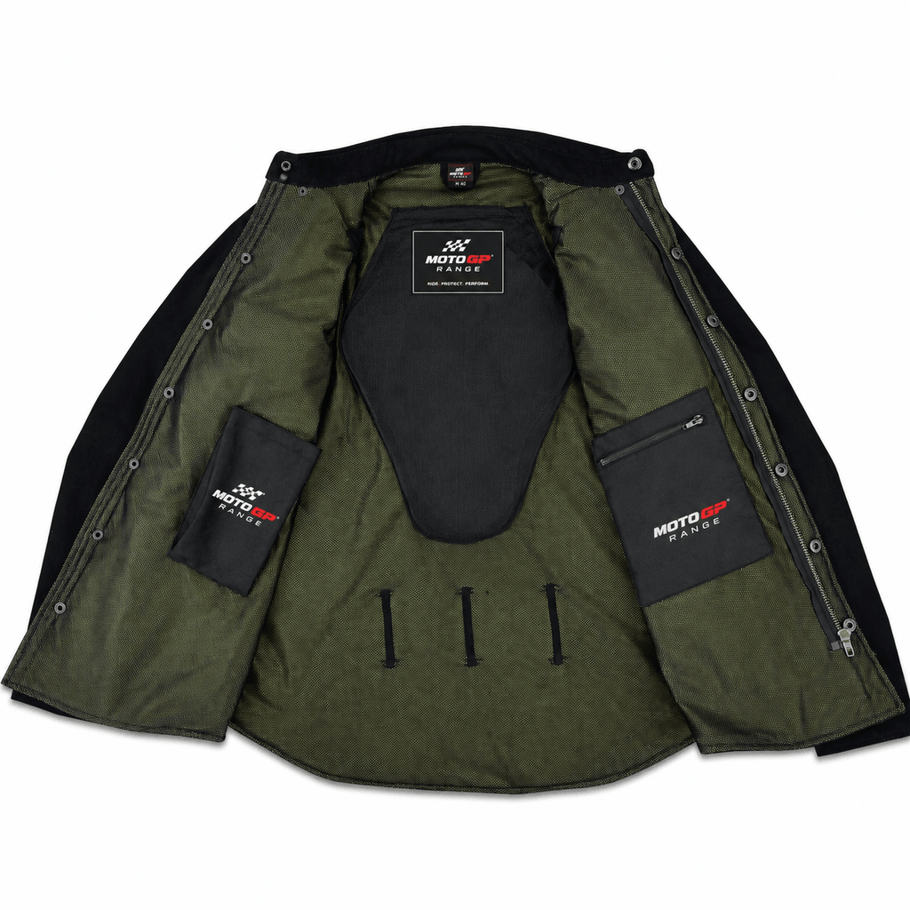 Men's Black Textile Mesh Motorcycle Riding Jacket Level 2 Armor | Motorcycle Jacket | My Store
