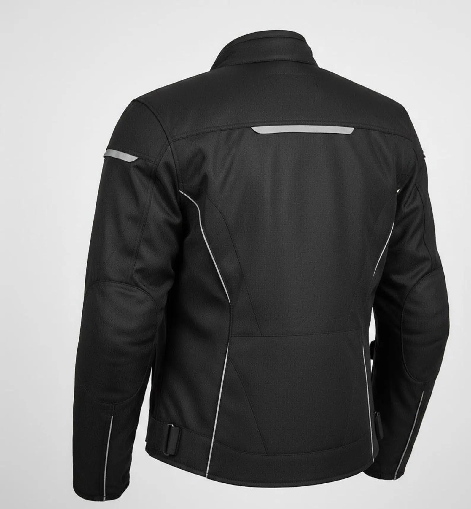 Men's Black Textile Mesh Motorcycle Riding Jacket Level 2 Armor | Motorcycle Jacket | My Store