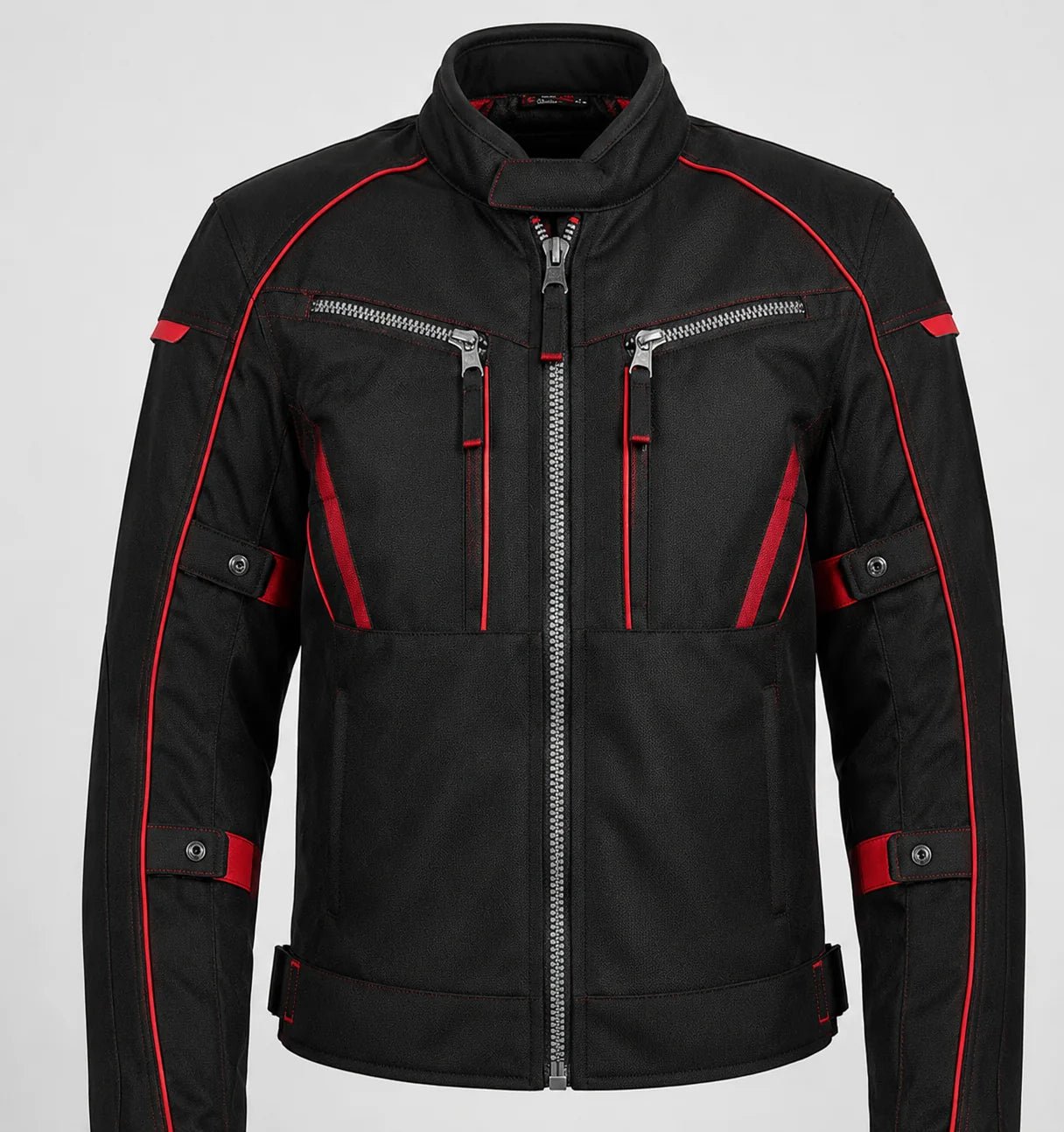 Men's Black Textile Mesh Motorcycle Riding Jacket Level 2 Armor | Motorcycle Jacket | My Store
