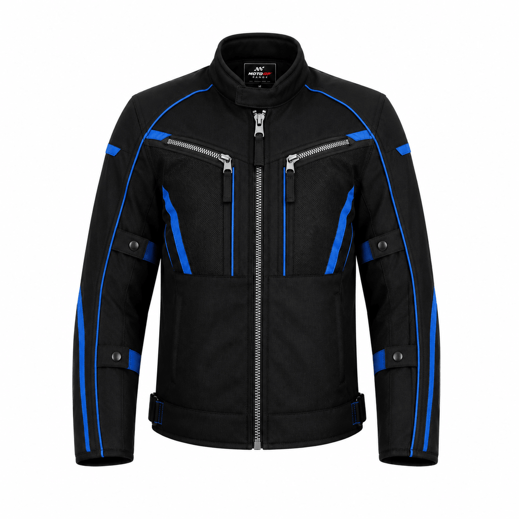 Men's Black Textile Mesh Motorcycle Riding Jacket Level 2 Armor | Motorcycle Jacket | My Store