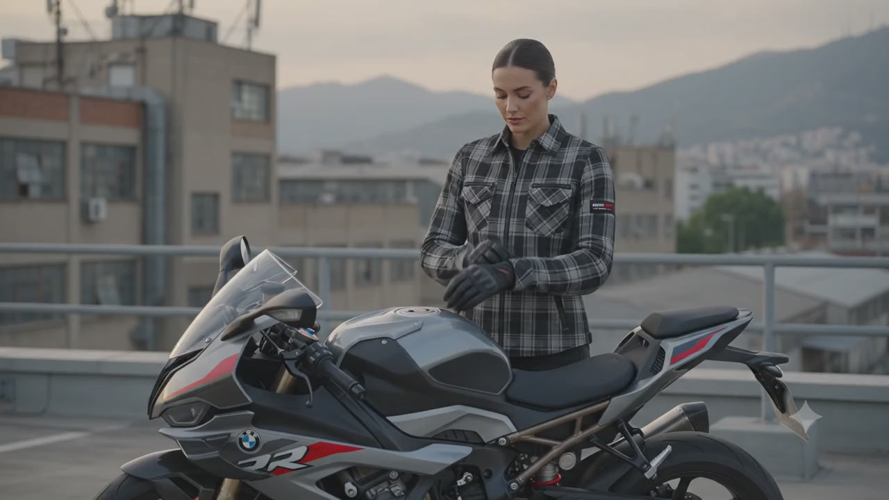 AirFlow FlexGuard® Women’s Armored Mesh Motorcycle Riding Shirt