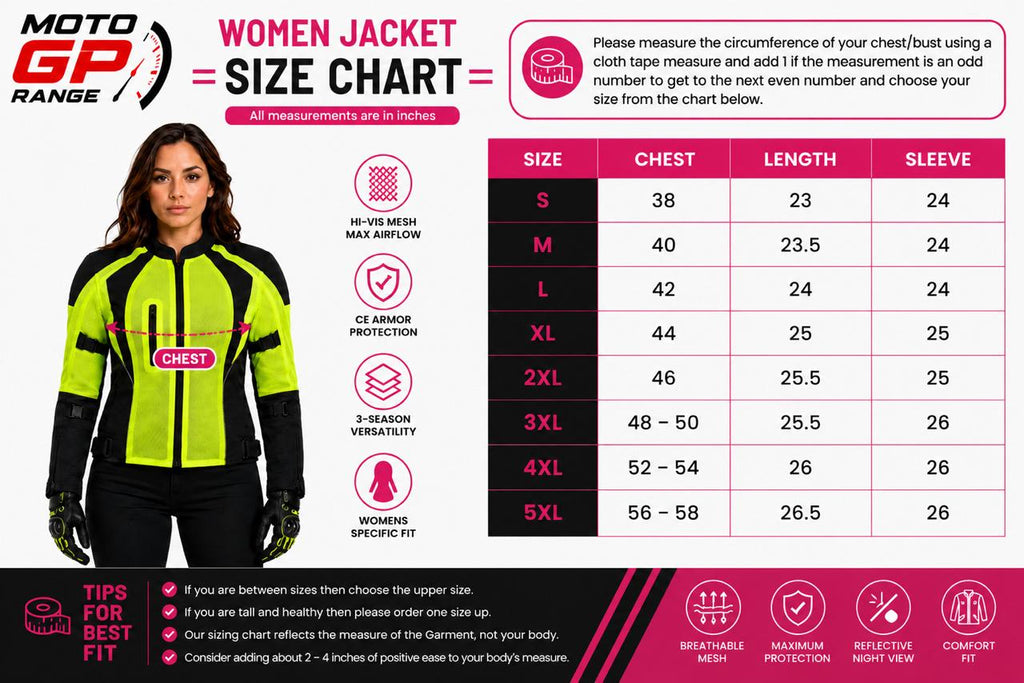 Women's Motorcycle Breathable Mesh Riding Jacket | Motorcycle Jacket | My Store