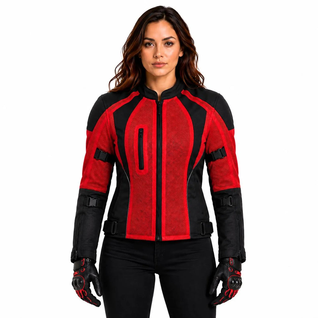 Women's Motorcycle Breathable Mesh Riding Jacket | Motorcycle Jacket | My Store