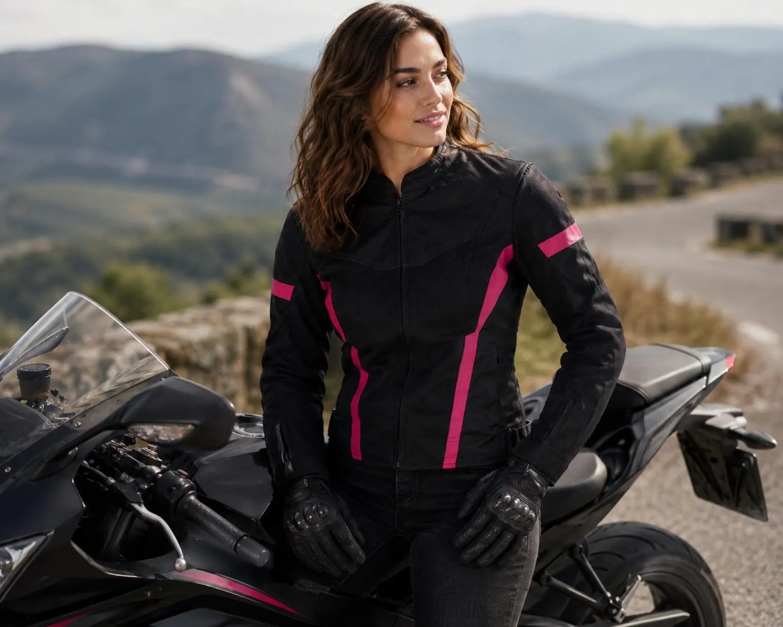 Women's Motorcycle Mesh Jacket Level 2 Armor | Motorcycle Jacket | My Store